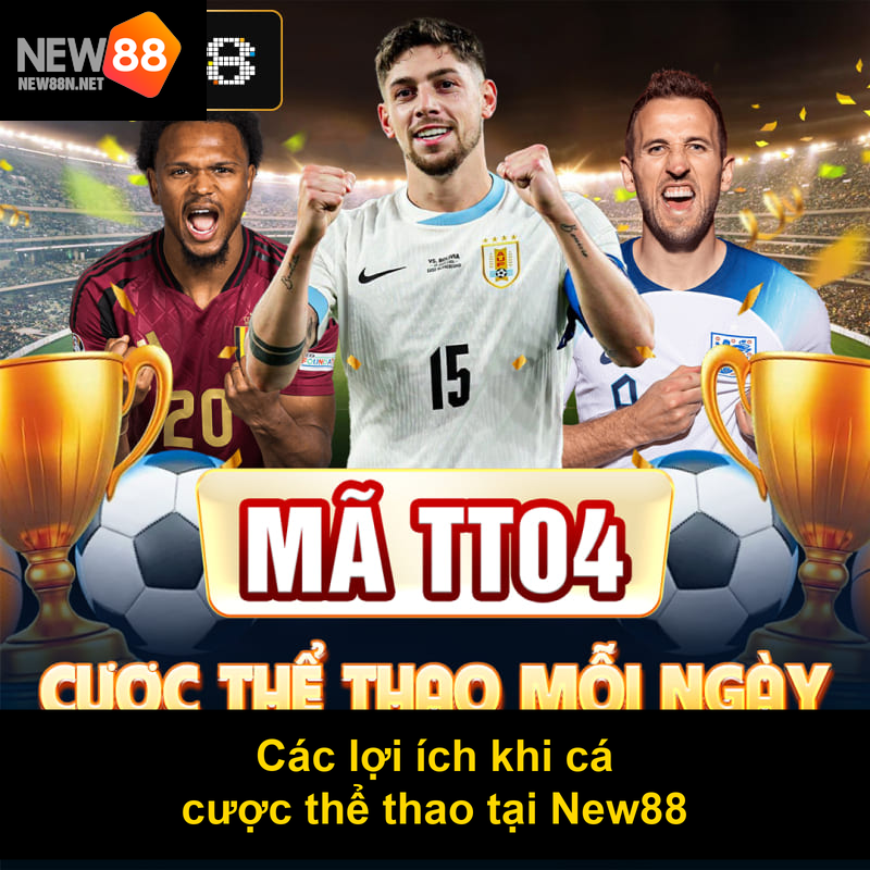 Các lợi ích khi cá cược thể thao tại New88